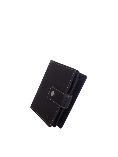 

Style SHOES Women Black Leather Two Fold Wallet