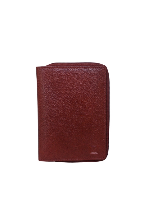 

Style SHOES Women Brown Leather Zip Around Wallet