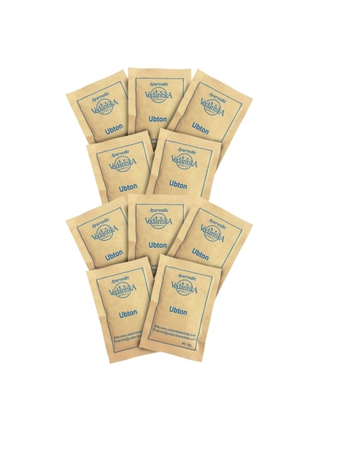 

Vedantika Herbals Set of 10 Trial Pack Ubtan 10 g each, Brown