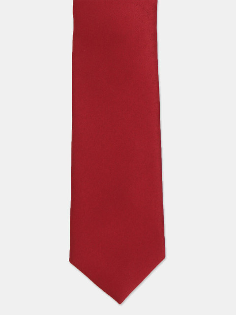 

AD By Arvind Men Maroon Skinny Tie