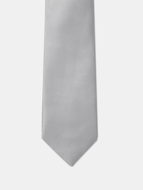 

AD By Arvind Men Grey Solid Tie