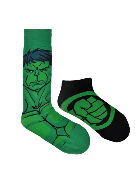 

Balenzia x Marvel Avengers Men Set Of 2 Assorted Hulk Printed Socks