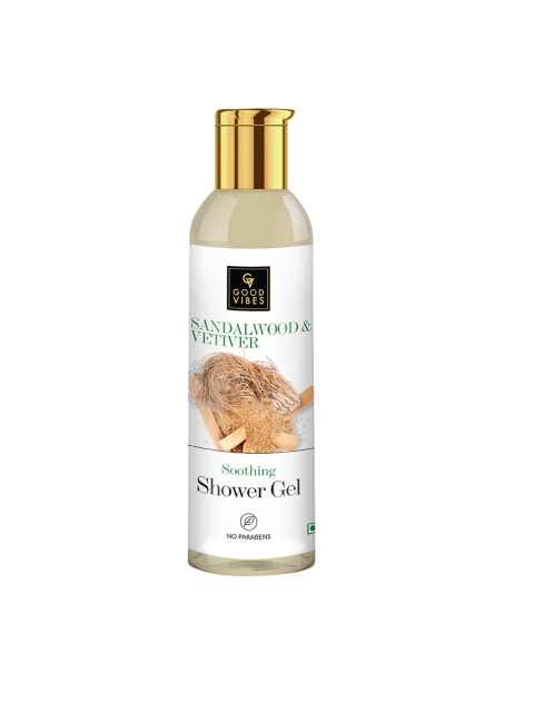 

Good Vibes Sandalwood & Vetiver Super Soothing Shower Gel 200 ml, White