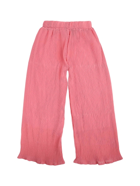 

V-Mart Girls Pink Woven Design Harem Pant