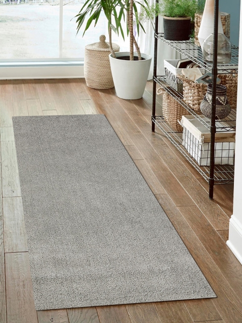 

OBSESSIONS Grey Solid Non Shredding Carpet