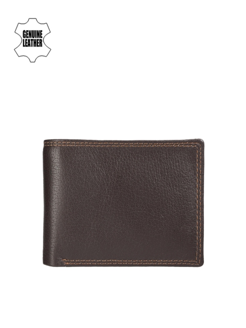 

Teakwood Leathers Men Brown Genuine Leather Wallet