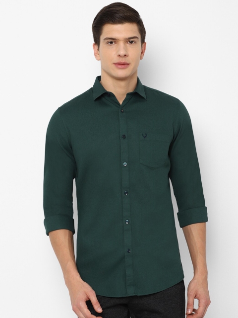 

Allen Solly Men Green Slim Fit Cotton Casual Shirt