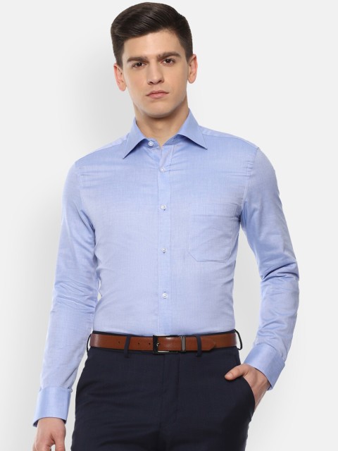 

Louis Philippe Men Blue Formal Shirt