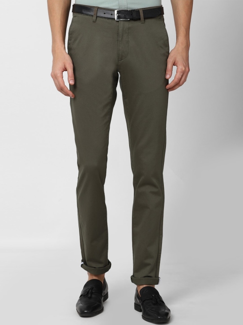 

Van Heusen Sport Men Olive Green Slim Fit Trousers
