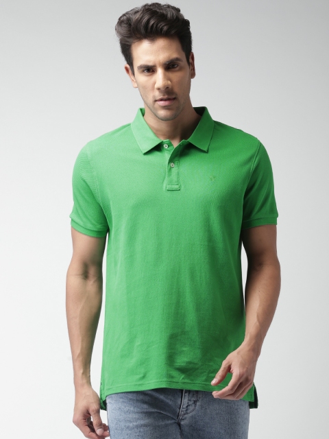 Celio Men Green Polo T-Shirt available at myntra for Rs.699