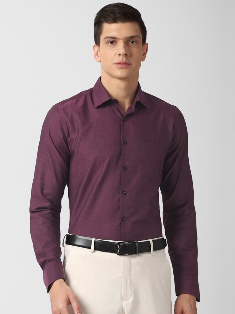 

Van Heusen Men Purple Slim Fit Pure Cotton Formal Shirt