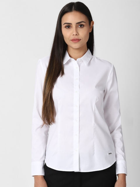 

Van Heusen Woman Women White Formal Shirt