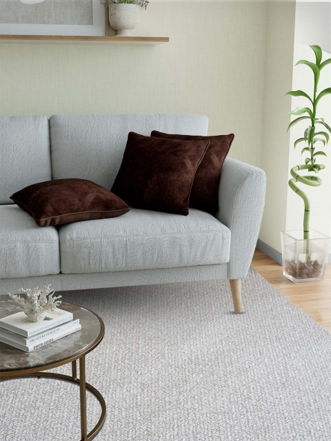 

JAIPUR FABRIC Brown Set of 3 Velvet Square Cushion Covers