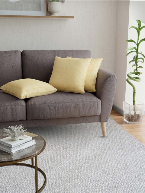 

JAIPUR FABRIC Yellow Set of 3 Square Cushion Covers