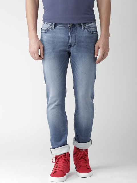 

Celio Men Blue Washed Straight Fit Jeans