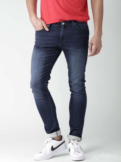 

Celio Men Blue Washed Slim Fit Jeans