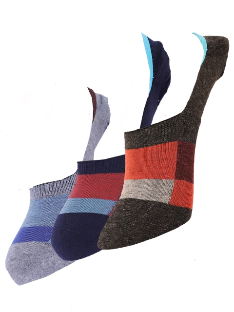 

Dollar Socks Men Pack Of 3 Assorted Cotton Shoe Liners