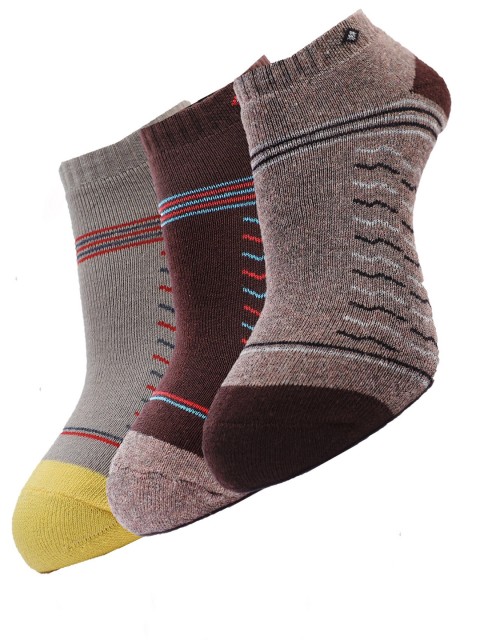 

Dollar Socks Men Pack Of 3 Assorted Cotton Ankle-Length Socks