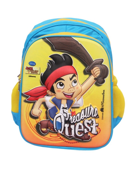 

Disney Boys Blue & Yellow Jack Graphic Printed 12 Inch School Backpack
