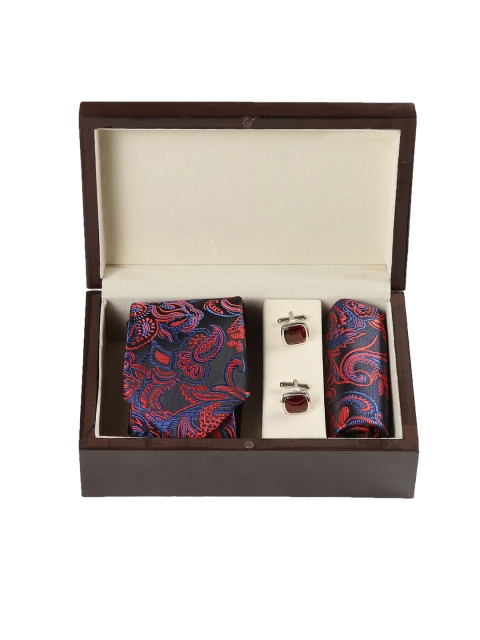 

AD By Arvind Men Brown Printed Accessory Gift Set