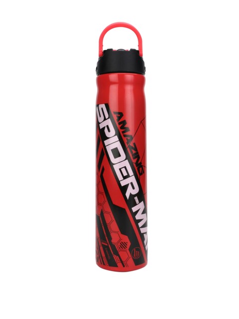 

Marvel Red & Black Printed Stainless Steel Water Bottle