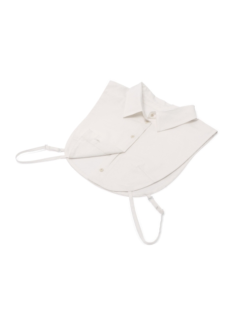 

Anaario Women White Mock Collar