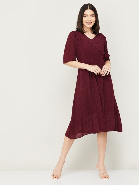

Fame Forever by Lifestyle Women Red Midi Dress