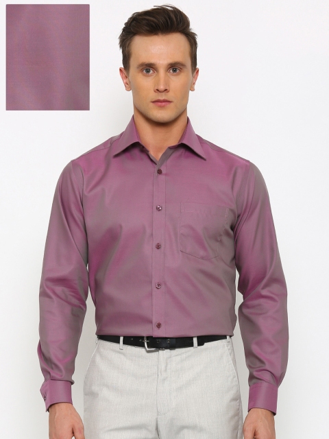

Park Avenue Men Purple Standard Fit Solid Formal Shirt