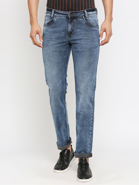 

Mufti Men Blue Heavy Fade Stretchable Jeans