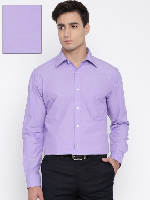 

Park Avenue Men Lavender Standard Fit Formal Shirt
