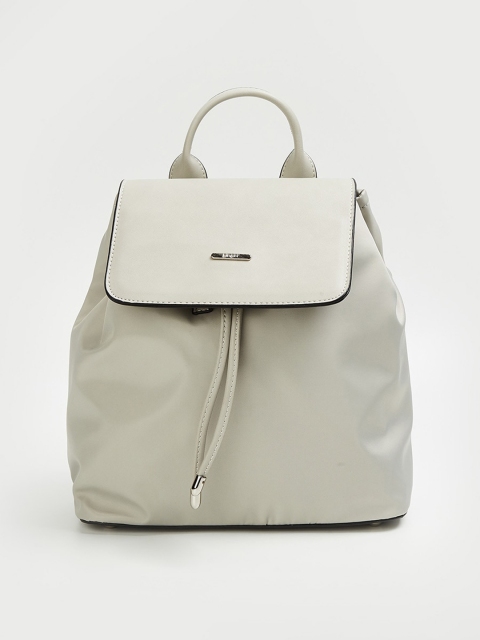 

Ginger by Lifestyle Women Grey Solid Backpack