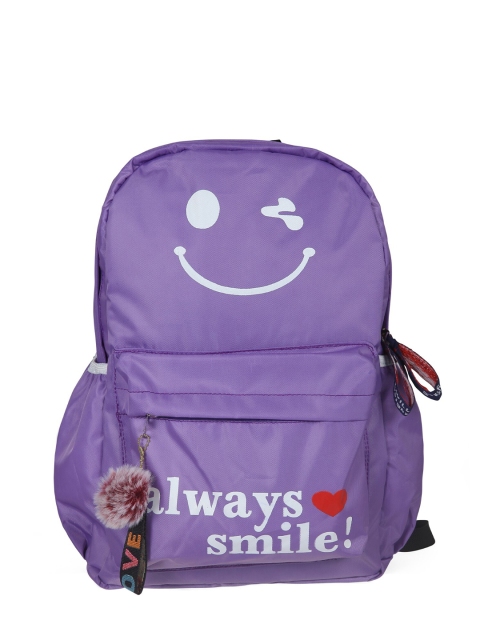 

Polo Class Kids Purple & White Typography Printed Backpack