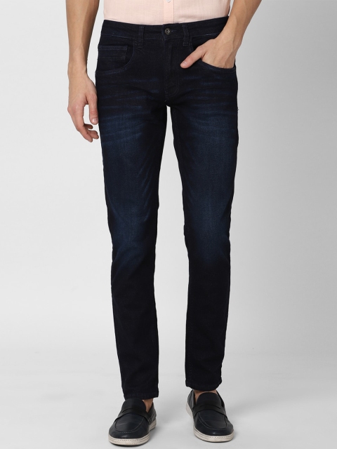 

VAN HEUSEN DENIM LABS Men Navy Blue Skinny Fit Heavy Fade Jeans