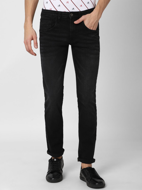 

VAN HEUSEN DENIM LABS Men Black Slim Fit Jeans