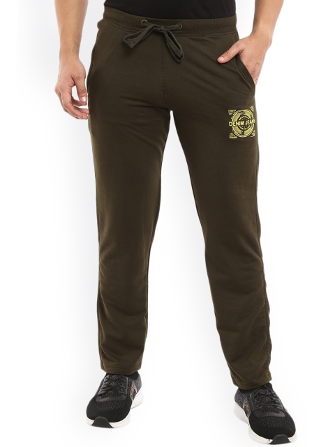 

V-Mart Men Olive Solid Track Pants