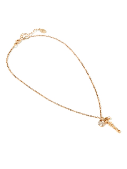 

Accessorize London Women Gold-Toned Mama Script Charms Necklace