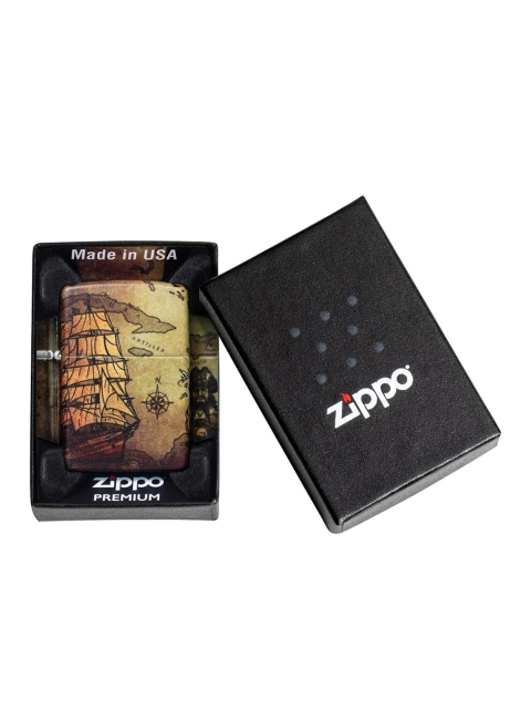 

Zippo Brown Printed Matte Pocket Lighter