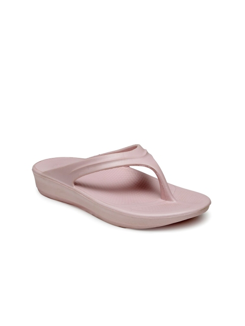 

DA NATURO ITALY Women Pink Rubber Thong Flip-Flops