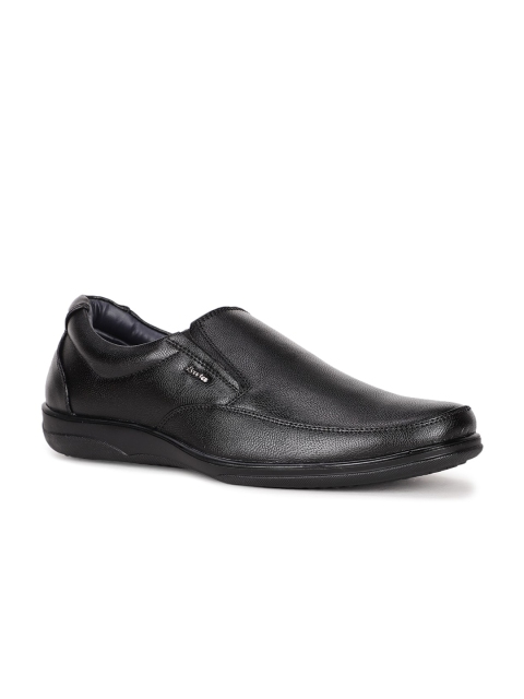 

Bata Men Black Solid Formal Slip-Ons