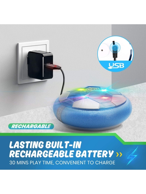 

CHOCOZONE Blue USB Rechargable Hoverball Soccer Ball