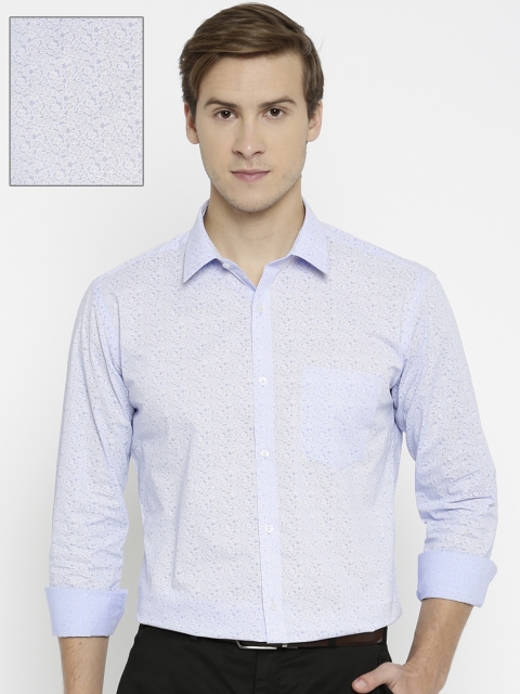 

Park Avenue Men Blue Slim Fit Printed Casual Shirt