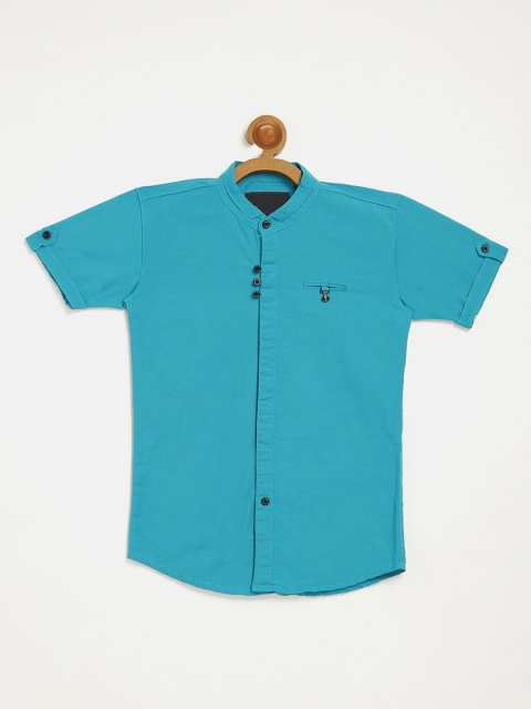 

V2 Value & Variety Boys Blue Cotton Casual Shirt