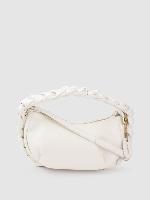 

Sugarush White PU Structured Sling Bag