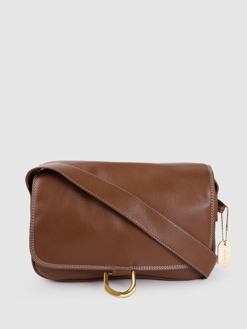 

Sugarush Brown PU Structured Sling Bag