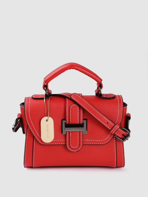 

Sugarush Red PU Structured Satchel