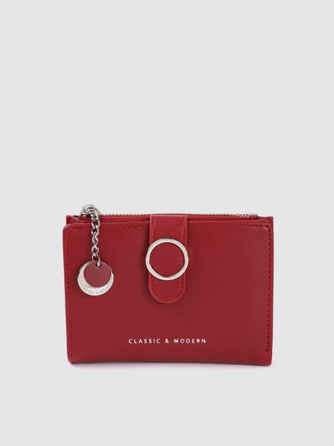 

Sugarush Women Red PU Two Fold Wallet