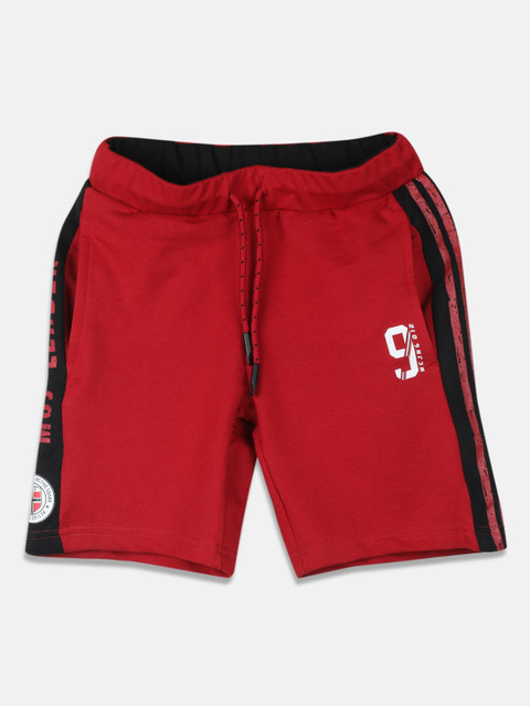 

Monte Carlo Boys Red & Black Printed Shorts