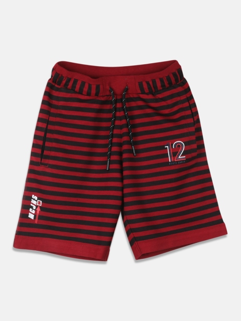 

Monte Carlo Boys Maroon Striped Shorts