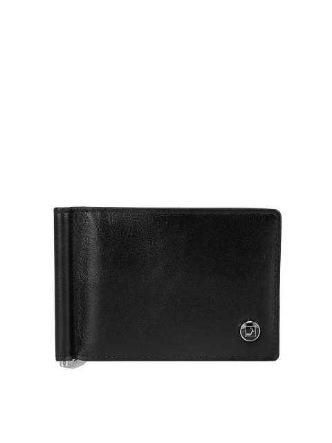 

Da Milano Men Black Solid Two Fold Wallet