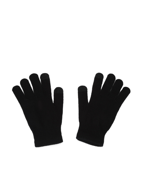 

FOREVER 21 Women Black 240 GSM Winter Gloves